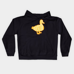 Funny Duck Pun Kids Hoodie